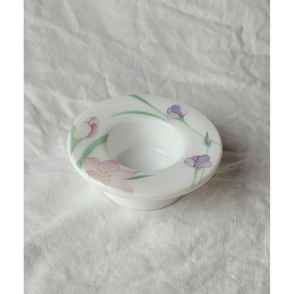 JG Durand Arcopal Les Fantaisies Glass CANDLE HOLDER Tealight Votive